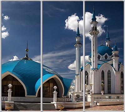 

Шкаф купе Luxe Studio Стандарт-1 Фотопечать Архитектура-133 2200x2400x600 трехдверный