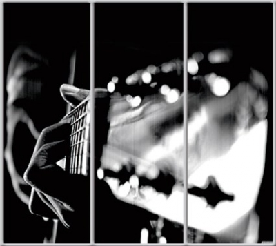 

Шкаф купе Luxe Studio Стандарт-1 Фотопечать Музыка-17 2200x2200x600 трехдверный