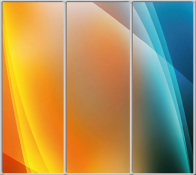 

Шкаф купе Luxe Studio Стандарт-1 Фотопечать Абстракция-49 2200x2200x600 трехдверный