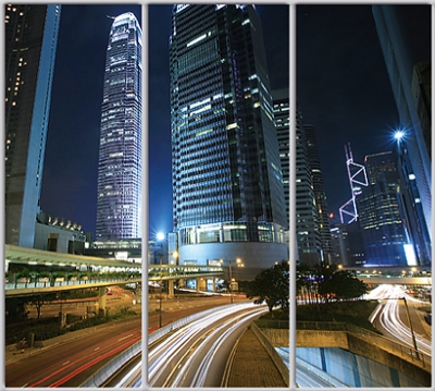 

Шкаф купе Luxe Studio Стандарт-1 Фотопечать Архитектура-40 2200x2100x600 трехдверный