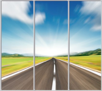 

Шкаф купе Luxe Studio Стандарт-1 Фотопечать Природа-69 2200x2000x600 трехдверный