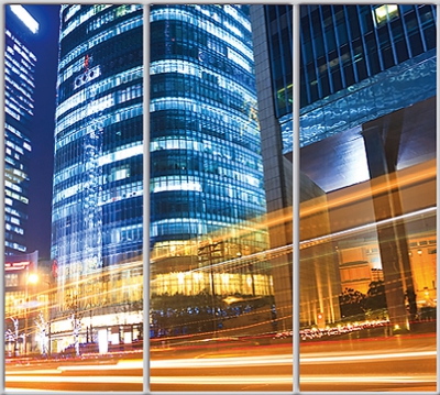 

Шкаф купе Luxe Studio Стандарт-1 Фотопечать Архитектура-82 2200x2000x600 трехдверный