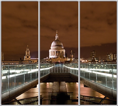 

Шкаф купе Luxe Studio Стандарт-1 Фотопечать Архитектура-146 2200x2100x600 трехдверный