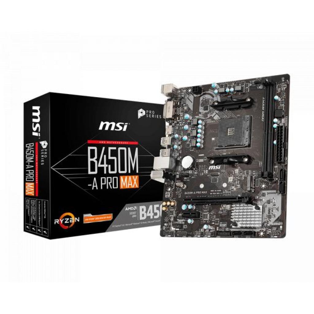 

Материнская плата MSI B450M-A PRO MAX
