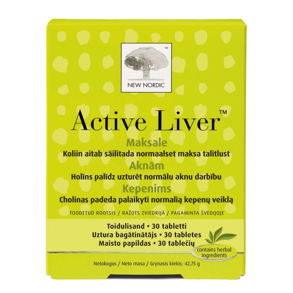 

Средство для восстановления печени Active Liver™, 30 таблеток (NN-1007)