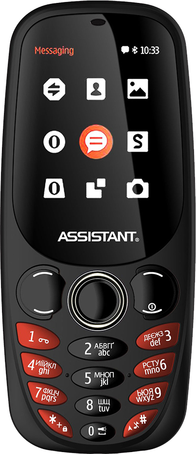 

Мобильный телефон ASSISTANT AS-201 Black