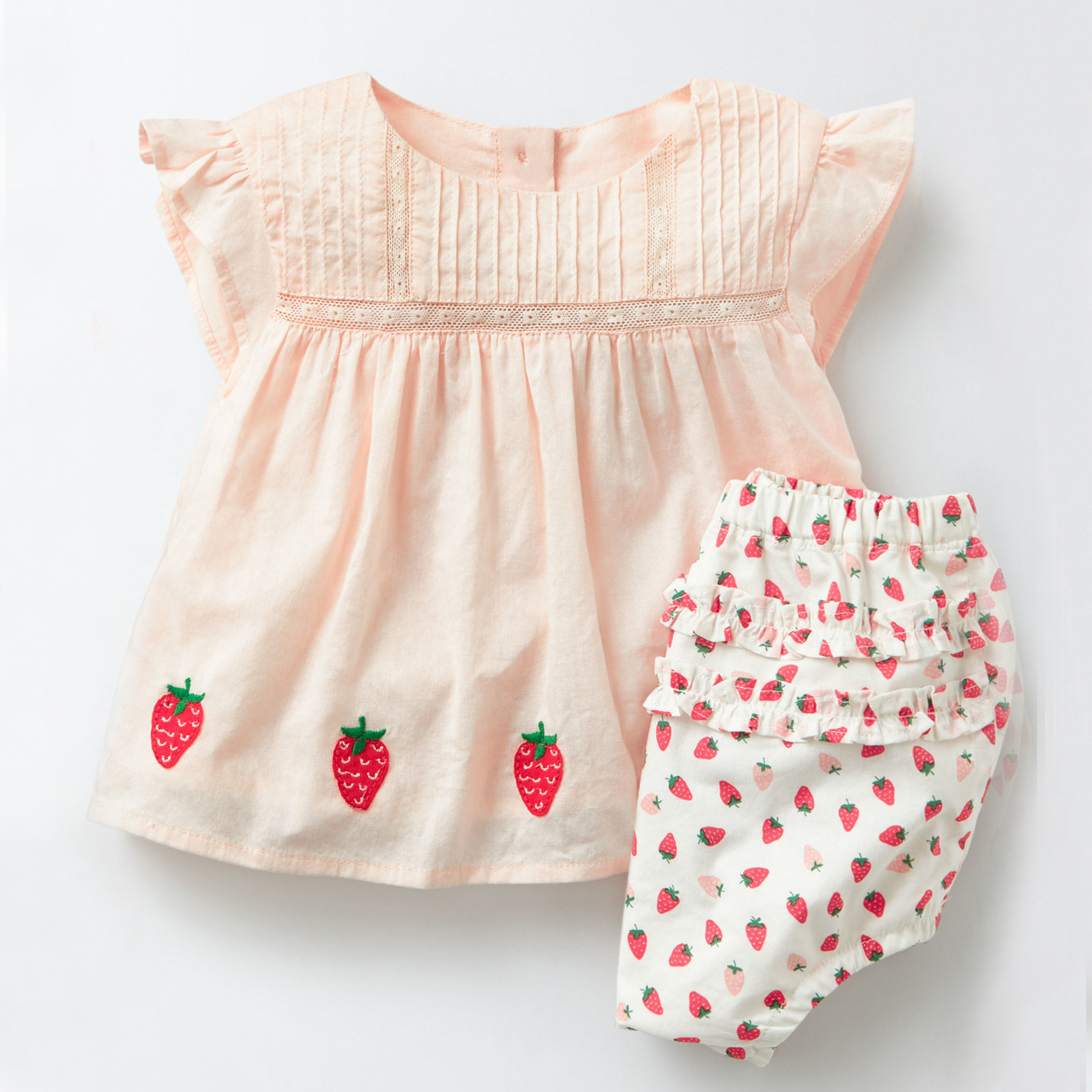 

Костюм 2 в 1 для девочки Клубника Jumping Beans (116 / 6 лет) Персиковый (46198)