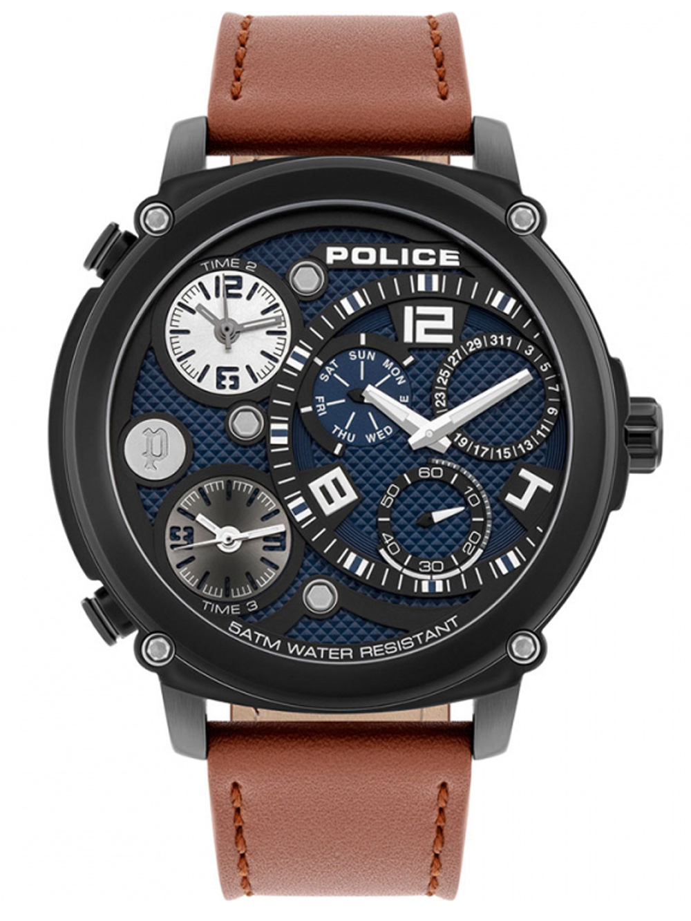 

Часы Police PL15659JSB.03 Titan 51mm 5ATM