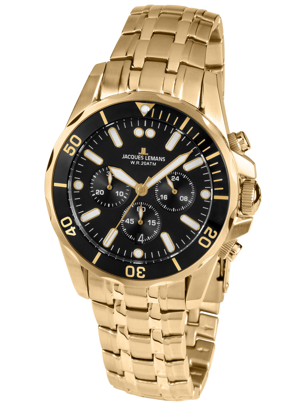 

Часы Jacques Lemans 1-1907ZI Liverpool Chronograph 43mm 20ATM