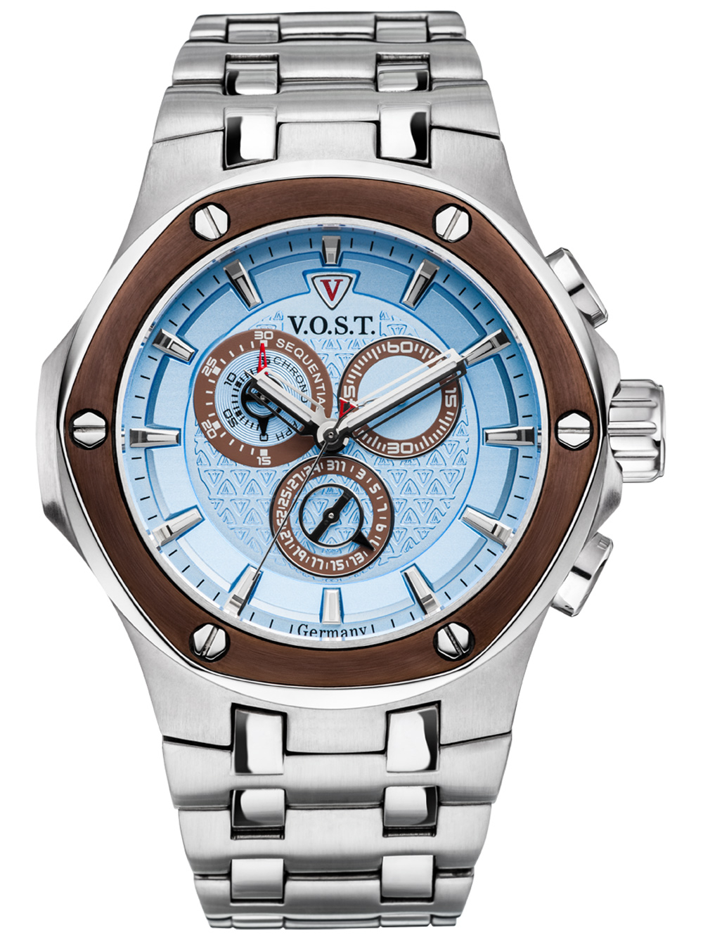 

Часы V.O.S.T. Germany V100.021.C2.SI.M.I Chronograph 44mm 20ATM