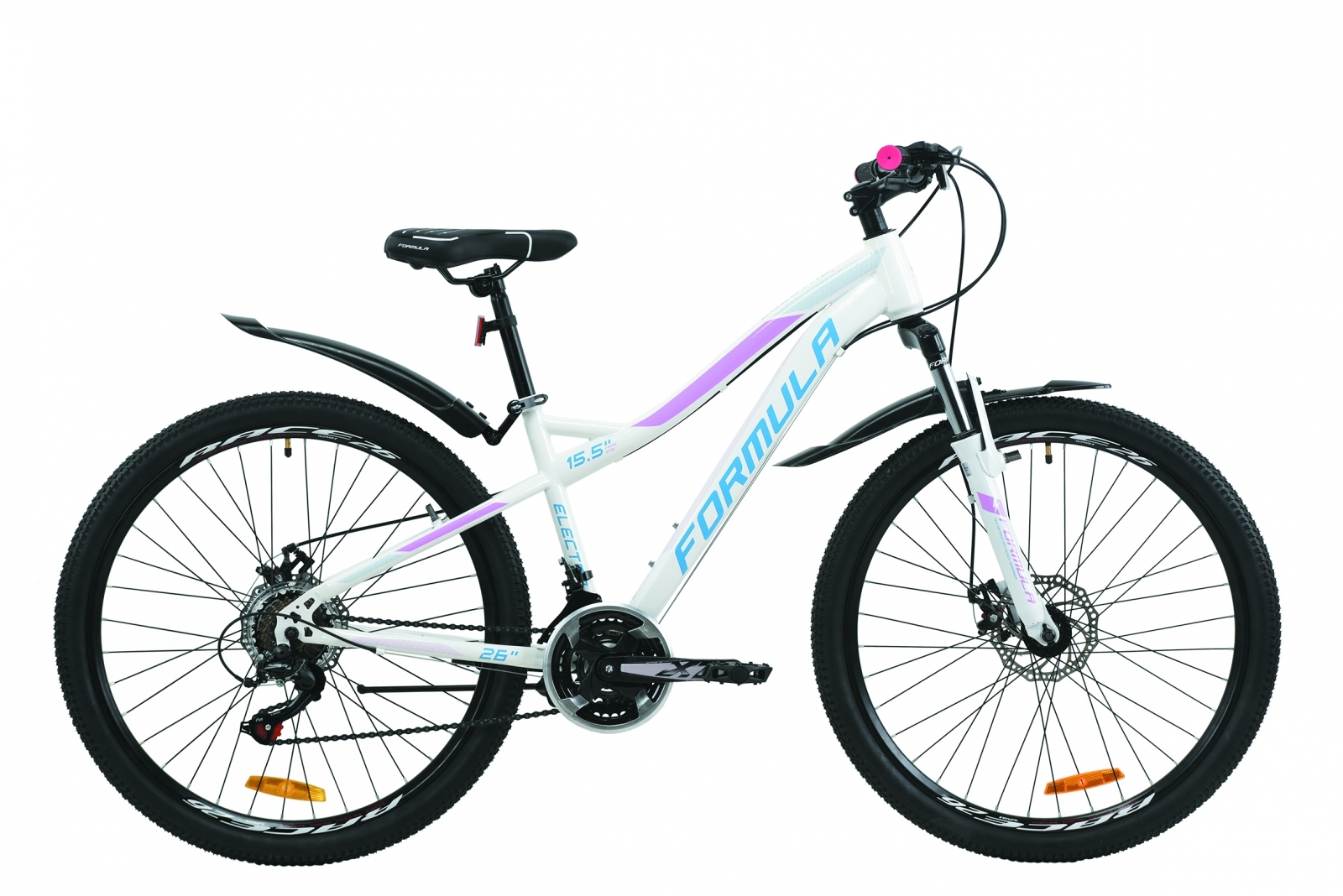 

Велосипед женский 26" Formula ELECTRA DD15 2020 (бело-голубой с сиреневым)
