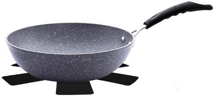

Сковорода-вок (WOK) Berlinger Haus Grey Stone Ø28см индукционная с гранитным антипригарным покрытием