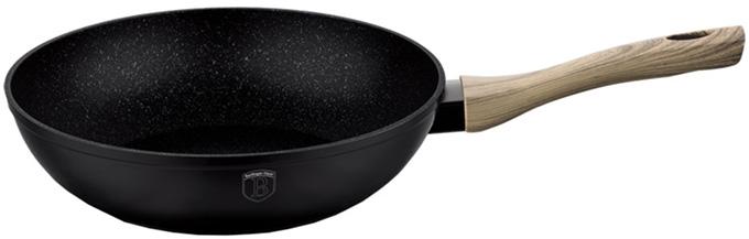 

Сковорода-вок (WOK) Berlinger Haus Ebony Maple Ø28 см (3.2 л) индукционная с мраморным антипригарным покрытием