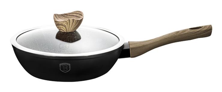 

Глубокая сковорода Berlinger Haus Ebony Maple Ø24 см (2.3 л) индукционная с крышкой и мраморным антипригарным покрытием