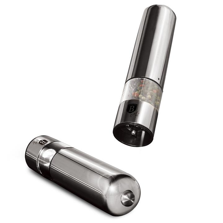 

Набор электрических мельниц для соли и перца Berlinger Haus Metallic Line CARBON Edition BH-1904