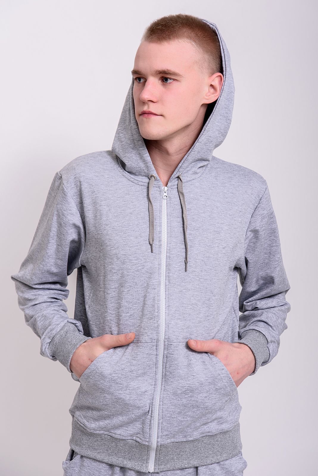 

Спортивная кофта ALEX5 (50-52) XL Светло-серый (AN-000329)