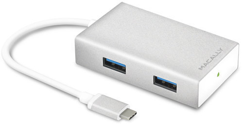 

Адаптер Macally USB-C hub 4xUSB 3.0