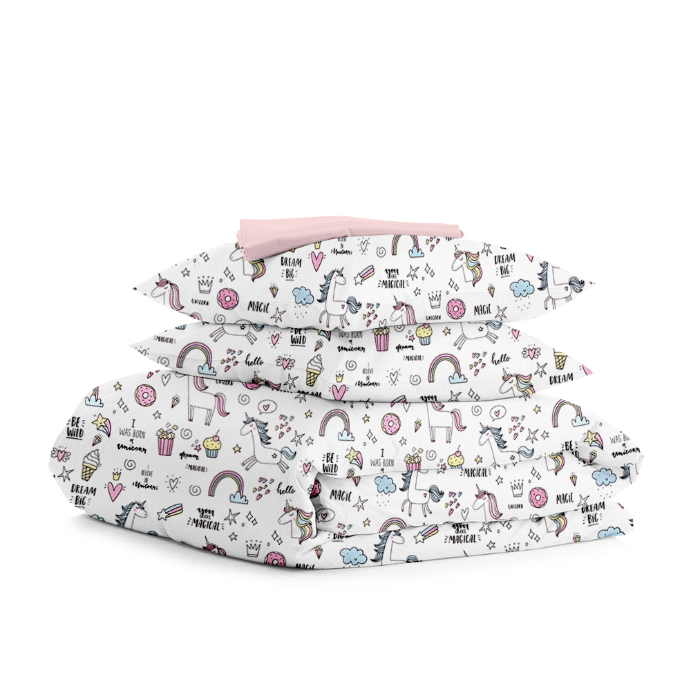 

Комплект постельного белья COSAS Unicorn Sweet Rose 200х220