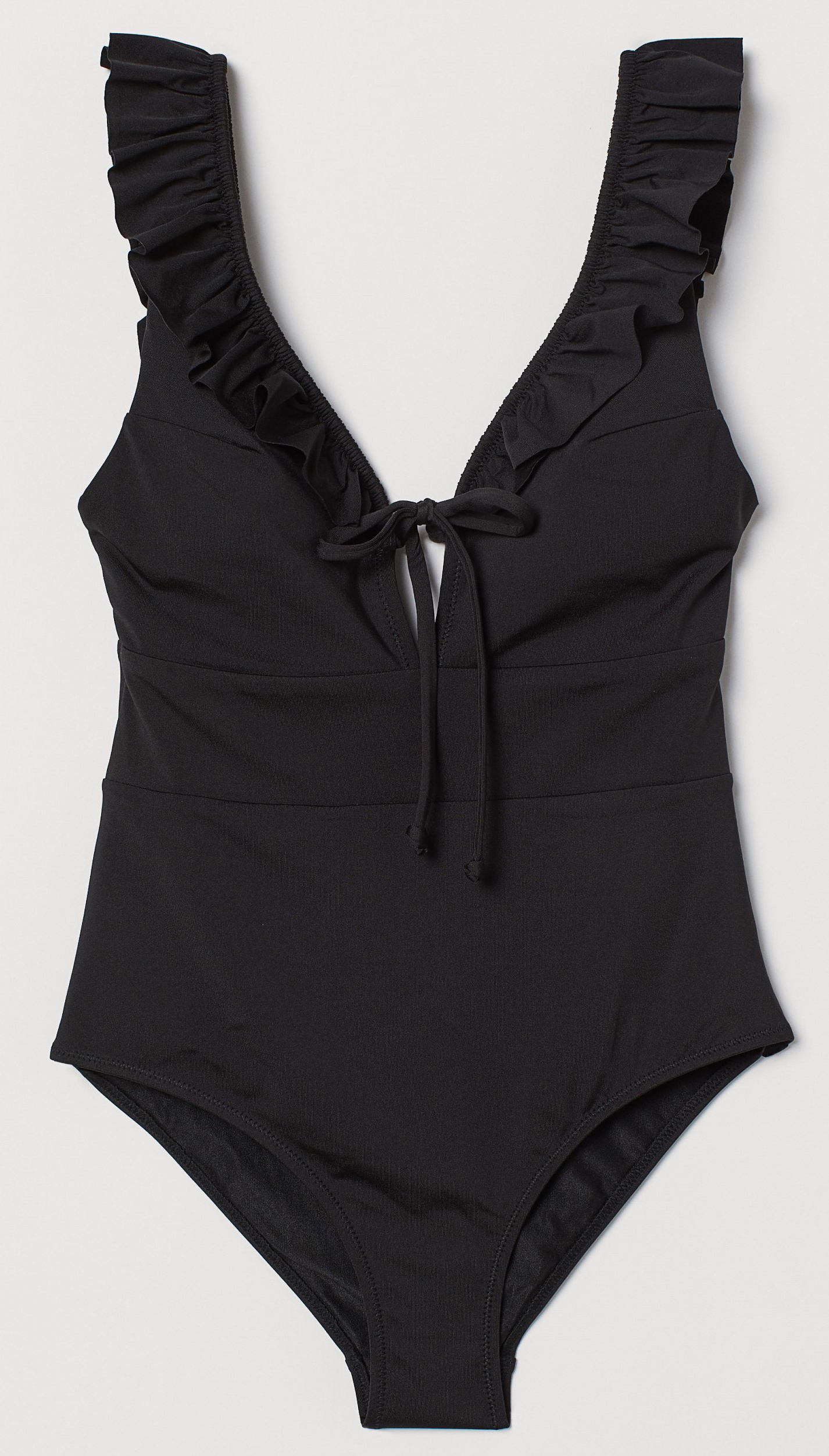 

Купальник слитный женский H&M 0698276-7 38 Черный