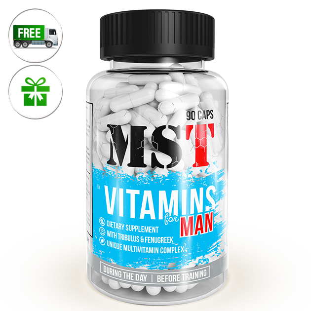 

Витамины MST Nutrition Vitamins for Man 90 капс