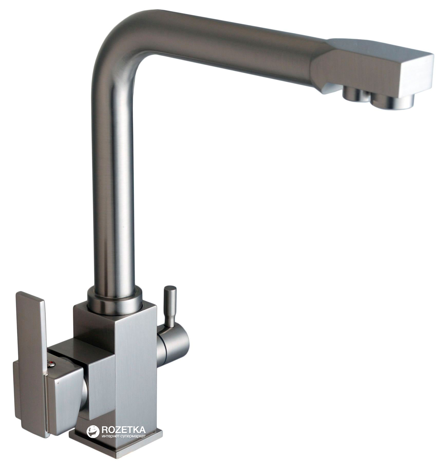 

Смеситель кухонный с подключением к фильтру Globus Lux GLLR-0100 StSTEEL