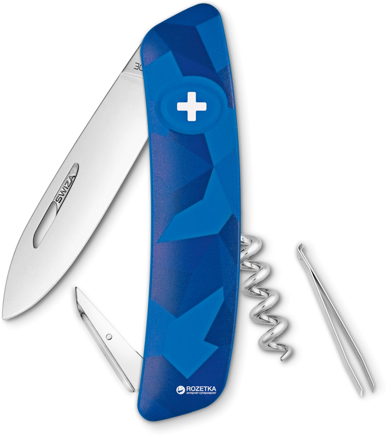 

Швейцарский нож Swiza C01 Blue urban (KNI.0010.2030)