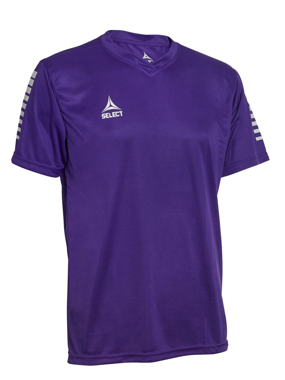 

Футболка SELECT Pisa player shirt 8 фіолетово-біла