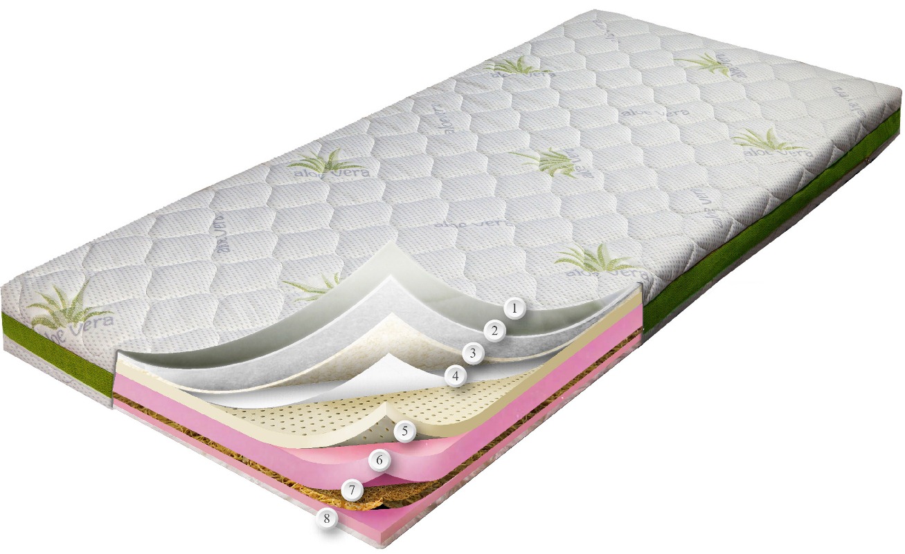 

Матрас Страйк Aloe Vera Dz-Mattress 80x200 см 0106-0081