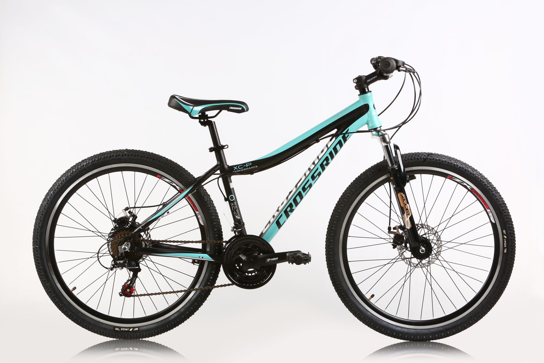 

Велосипед Crossride Cleo 26" 16" 2020 Черно-Бирюзовый
