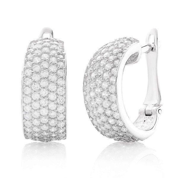 

Серебряные серьги Silver925 с фианитом 4.75 г
