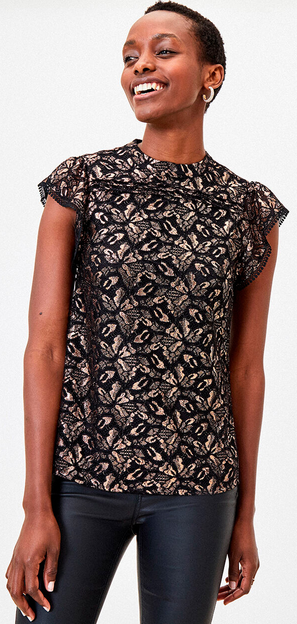 

Блузка Oasis Lurex Lace Shell 071919-81 XXS