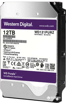 

Жесткий диск Western Digital Purple 12TB 256MB 7200rpm WD121PURZ 3.5 SATA III