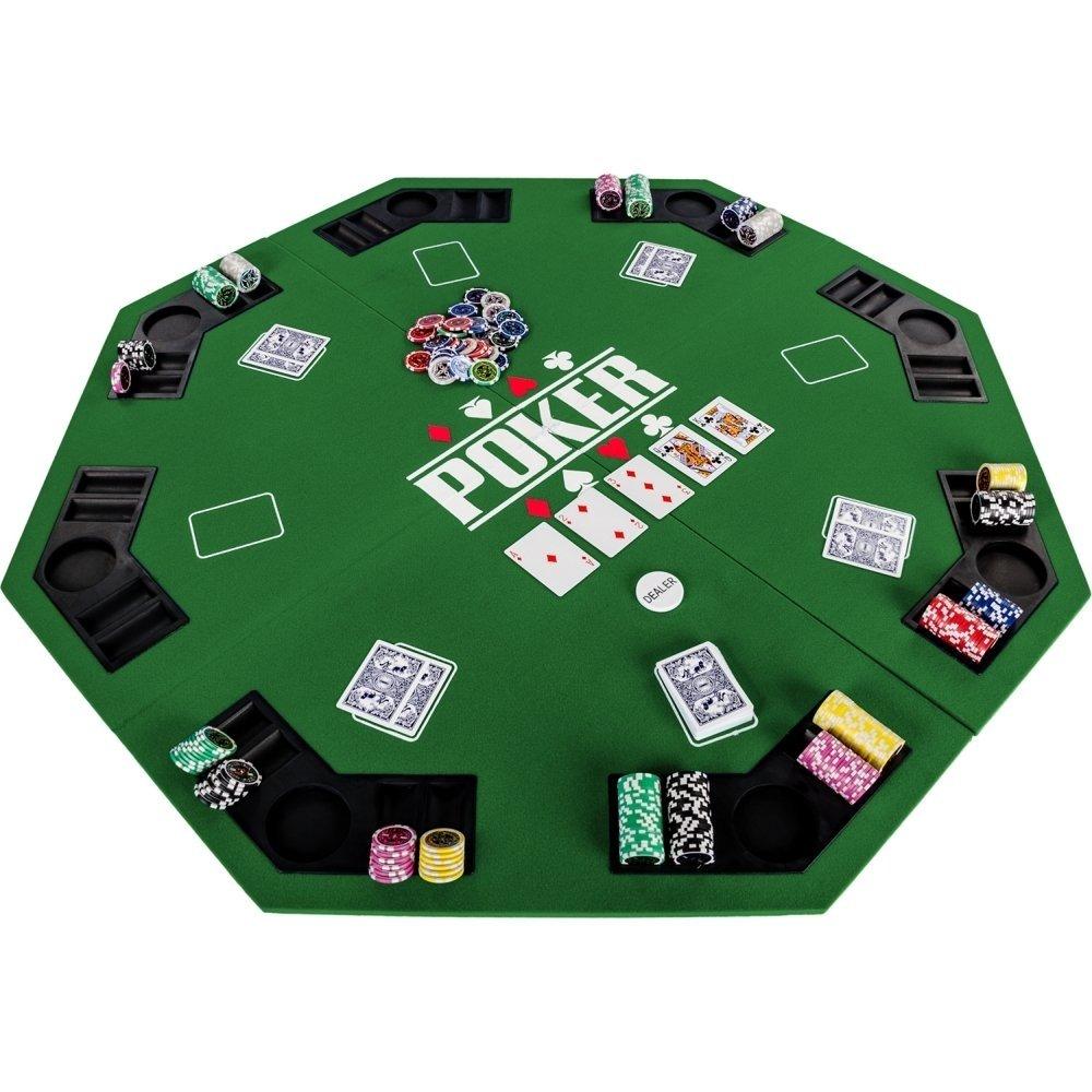 

Накладка для игры в покер Pro Poker Compact 122x122 см Зеленый (830886)