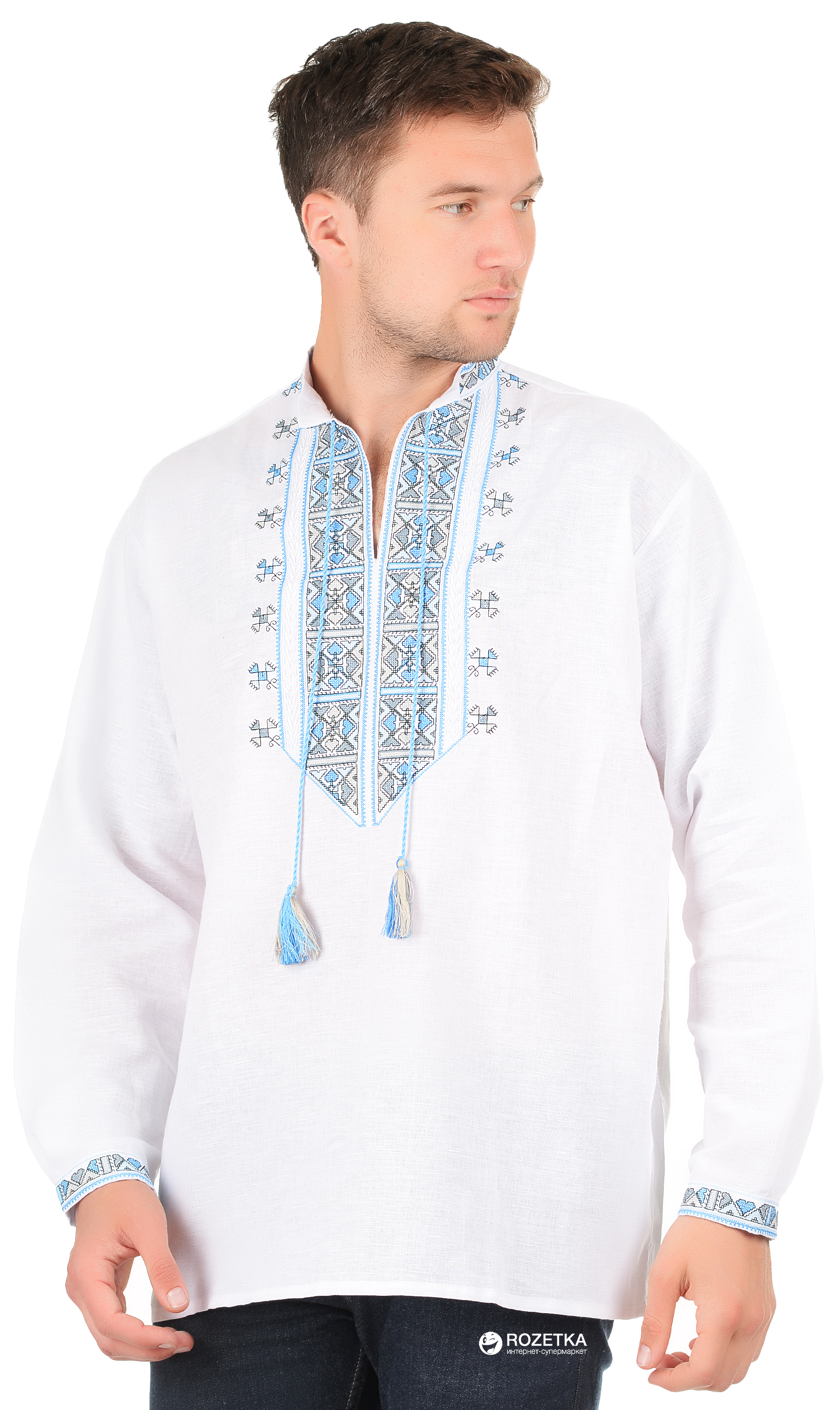 

Вышиванка Lugin 8М11 42 Белая