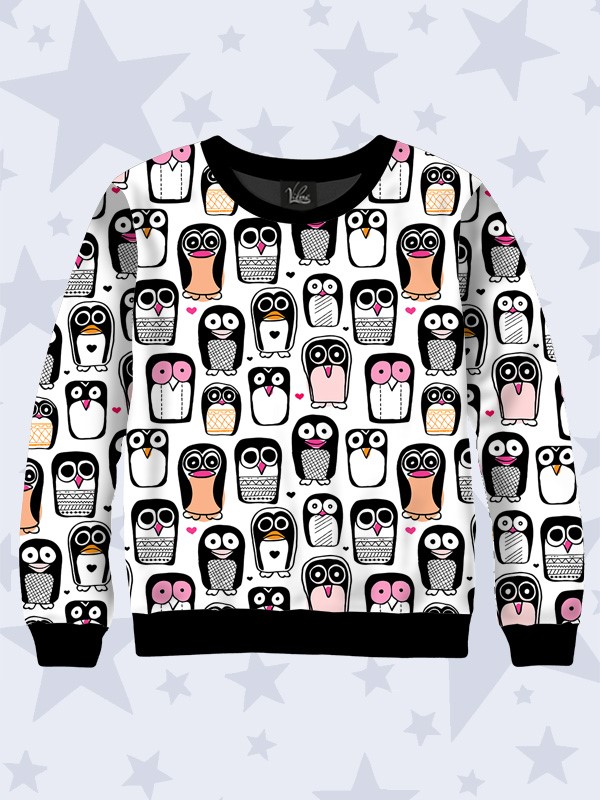 

Свитшот для мальчика Vilno Прикольные пингвины 128-134 см (Vil-7621)