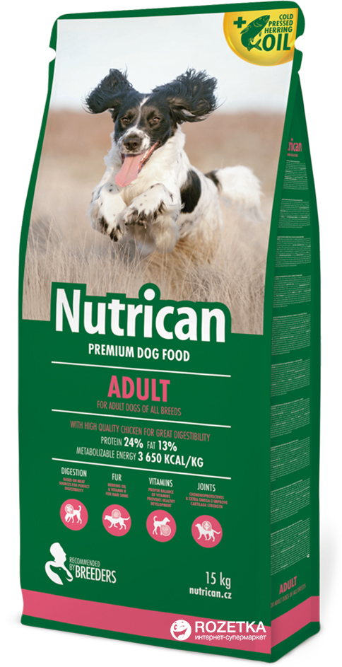 

Сухой корм Nutrican Adult для собак со вкусом курицы 15 кг (nc507016)