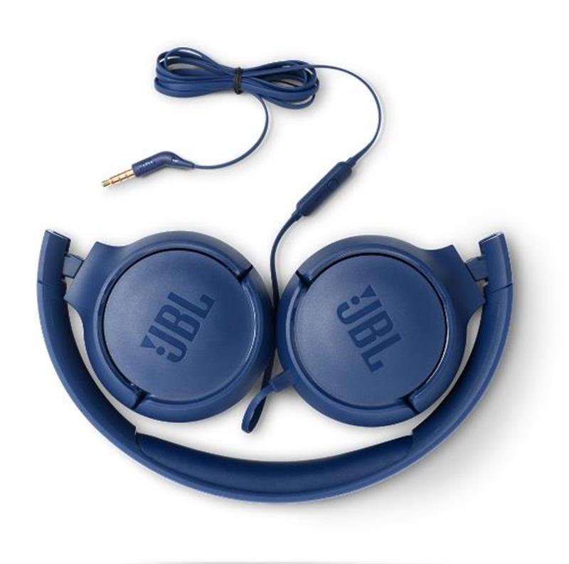 

Наушники гарнитура накладные JBL T500 Blue (JBLT500BLU)