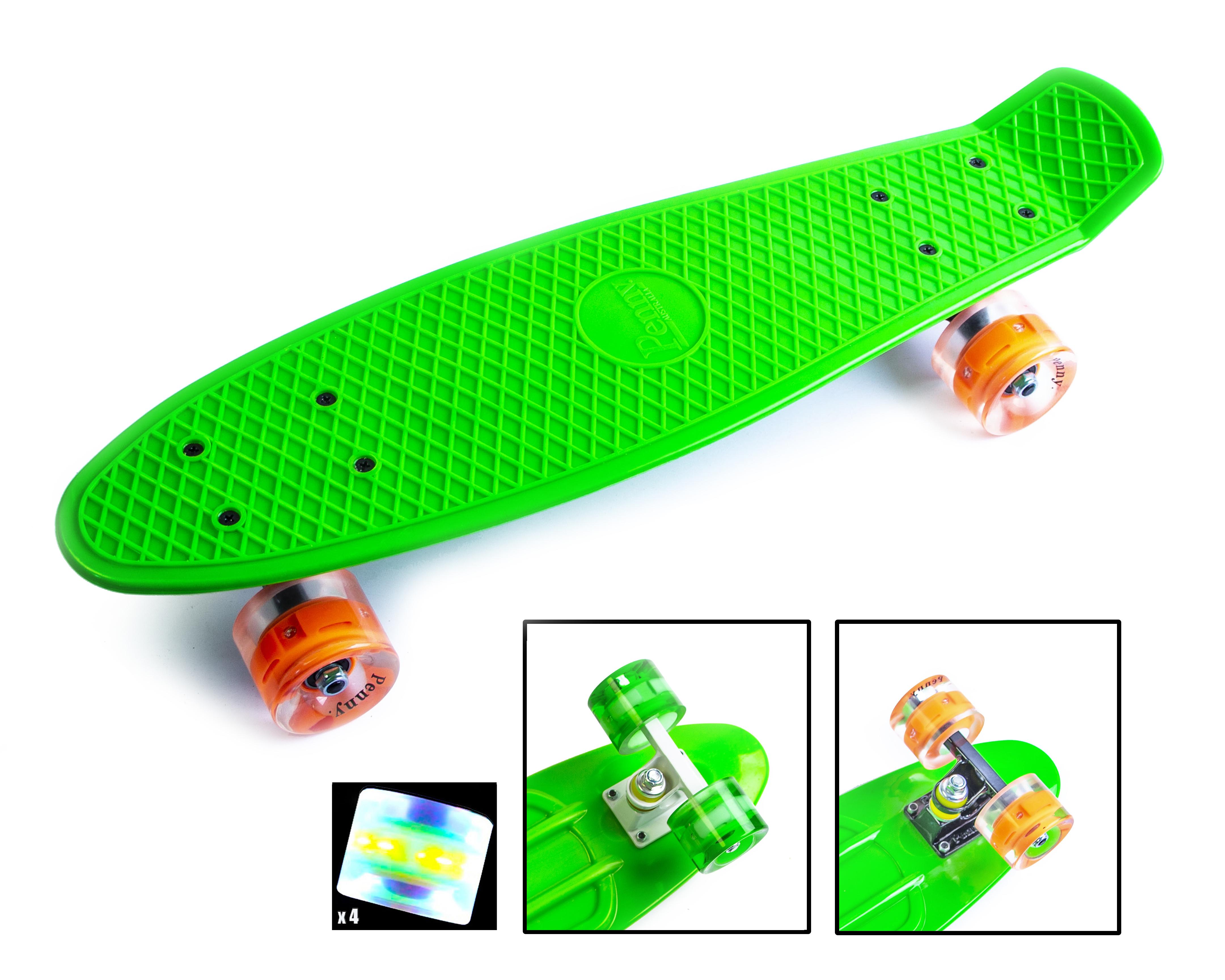 

Скейтборд Пенни борд Penny Board 22 " Зеленый Светящиеся колеса (SD 657503613)