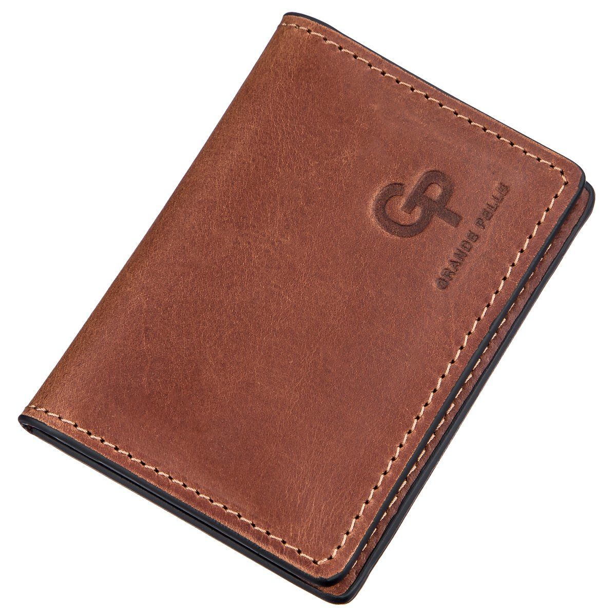 

Кожаная обложка для автодокументов Grande Pelle leather-11187 Коричневая