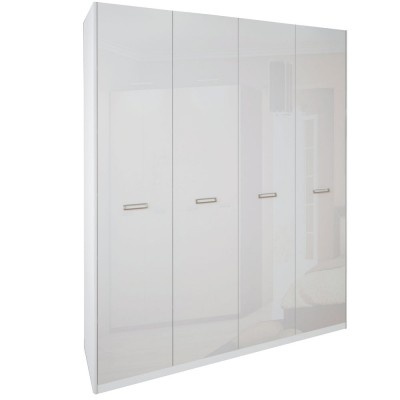 

Шкаф MiroMark Богема 4Д 183х225х55 белый глянец