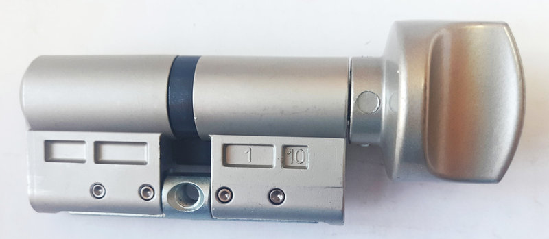 

Цилиндр Tokoz Pro 400 93 мм 63х30Т ключ/тумблер никель матовый