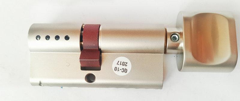 

Цилиндр RB-LOCKS P 100 (50×50Т) ключ/тумблер никель