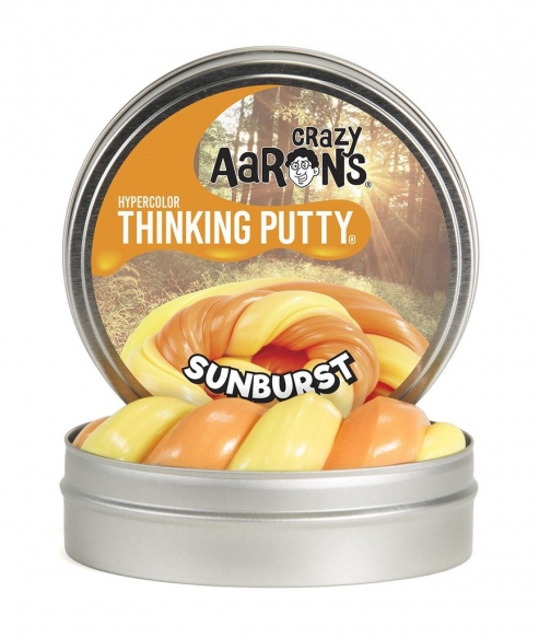 

Жвачка для рук Crazy Aarons Thinking Putty Солнечный заряд, 90 г (SU020)