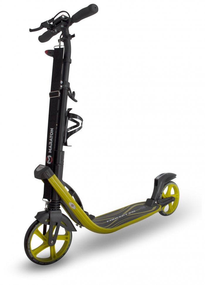 

Самокат двухколесный Maraton Concept 210 c ручным тормозом Желтый (GS07294)