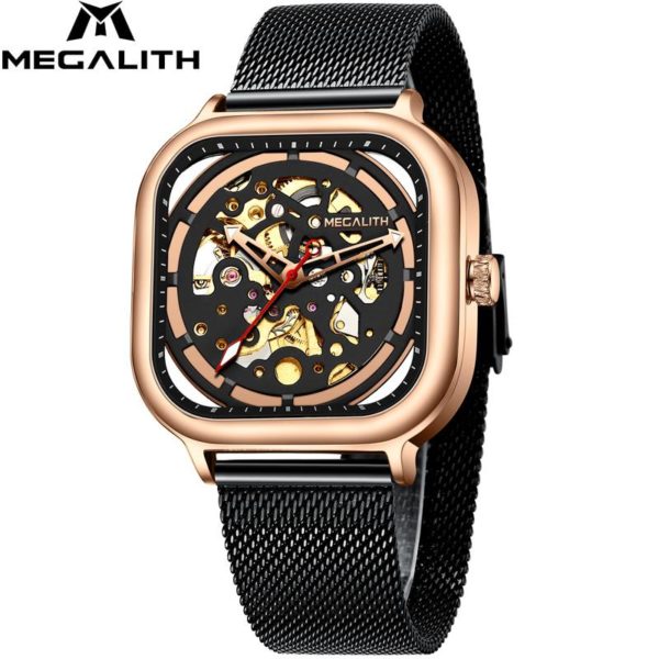 

Часы мужские Megalith 8202M | Mesh Band Gold