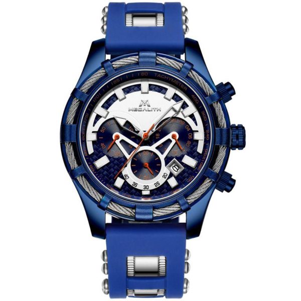 

Часы мужские Megalith 8042M | Rubber Band Blue