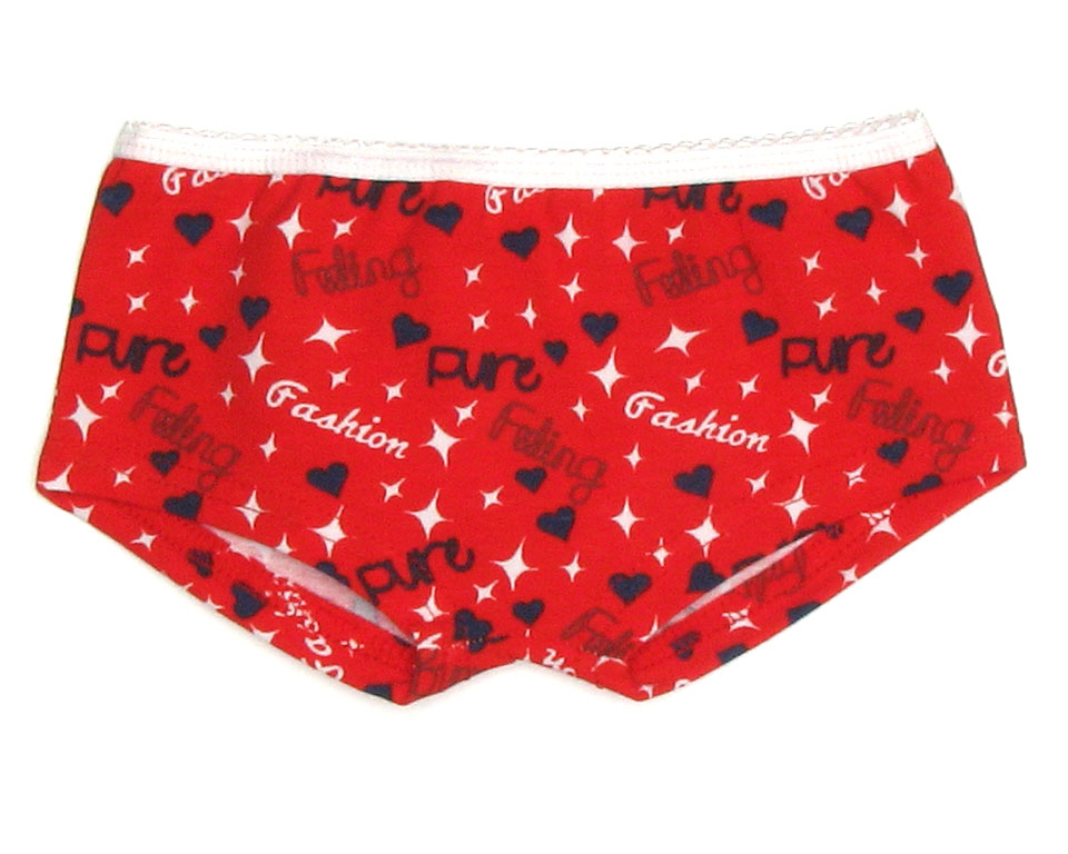 

Труси-шорти для дівчат Соня червоний 7218 130203, 140 (10 років)