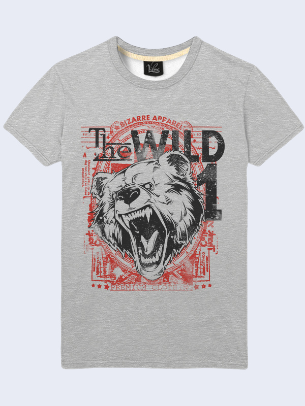 

Мужская футболка The wild 1 (1684) Vilno XL Разноцветный 000053438