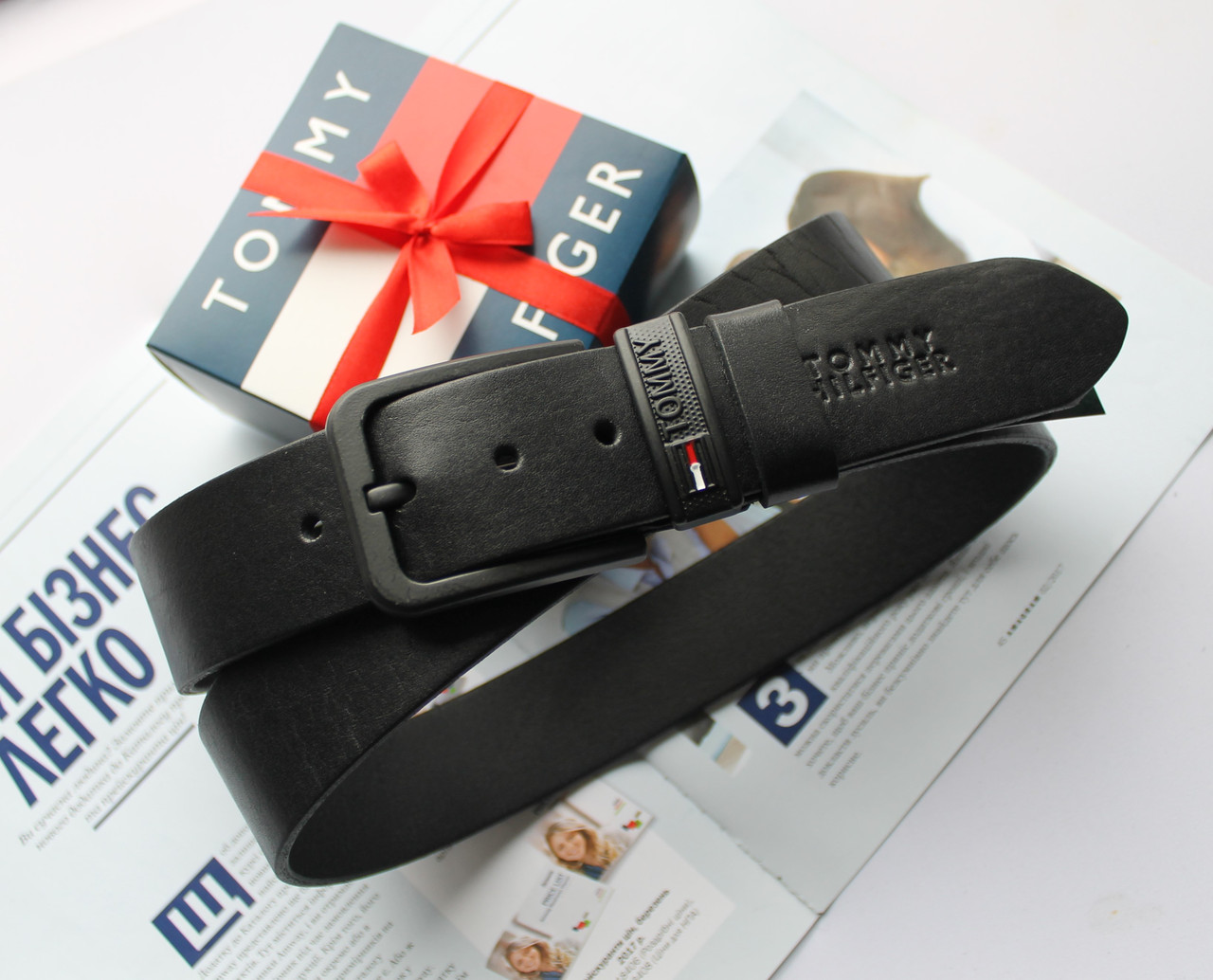 

Мужской ремень Tommy Hilfiger 125х3,8 см Черный 000051955