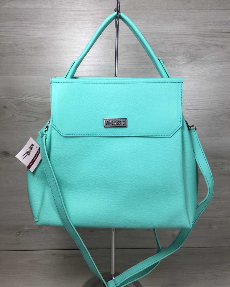 

Женская сумка WeLassie 28х16х33 см Бирюза 000058381
